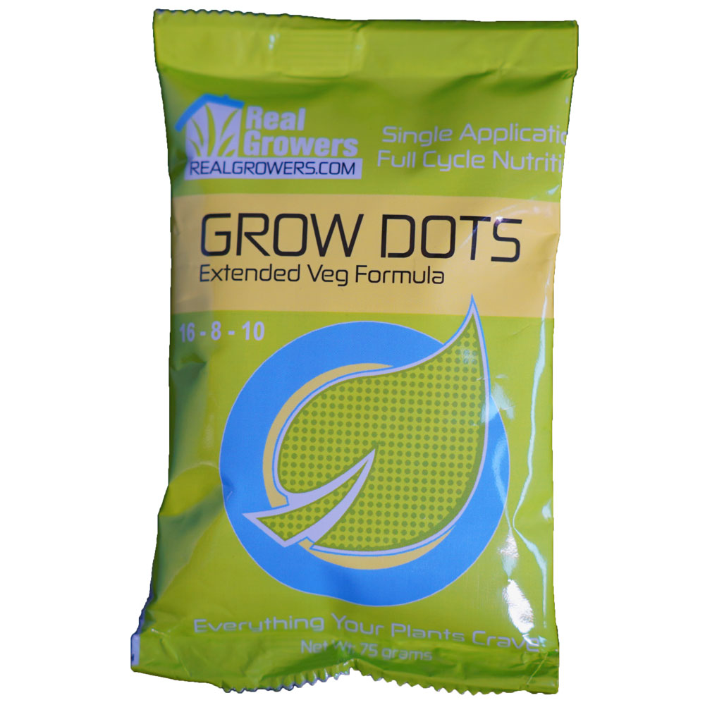 level up seed and garden Grow Dots EXTENDED Veg Programmed Release Plant Fertilizer 75 g