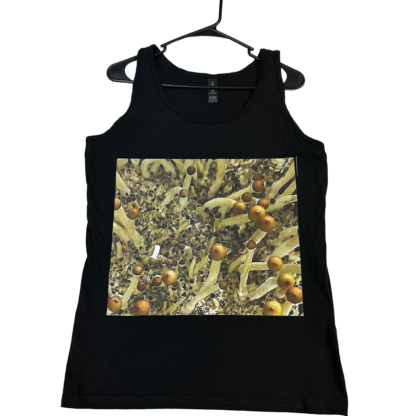 Mushroom Tank Top Shirt (Black)