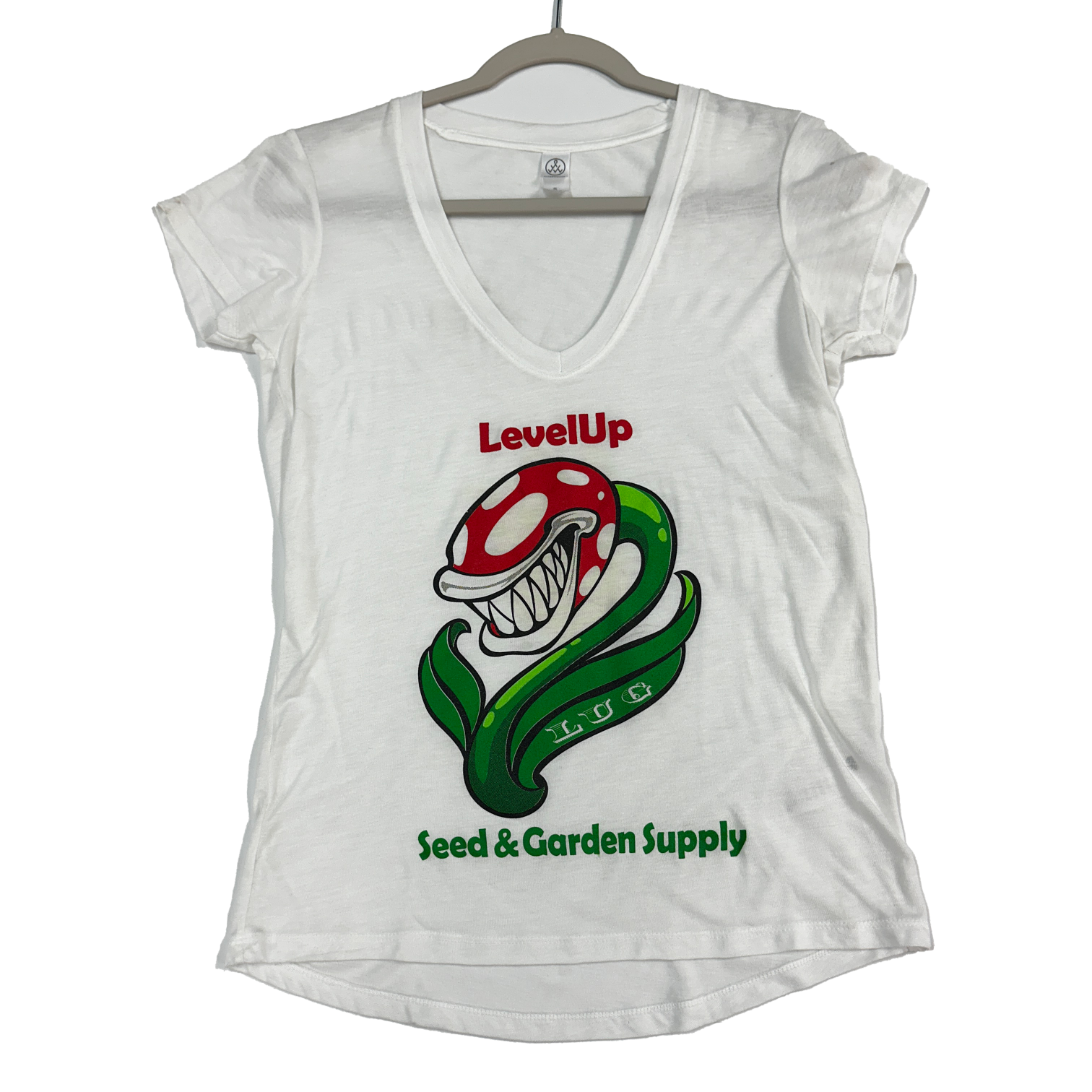 level up seed and garden LevelUp Women's T-Shirt (White)