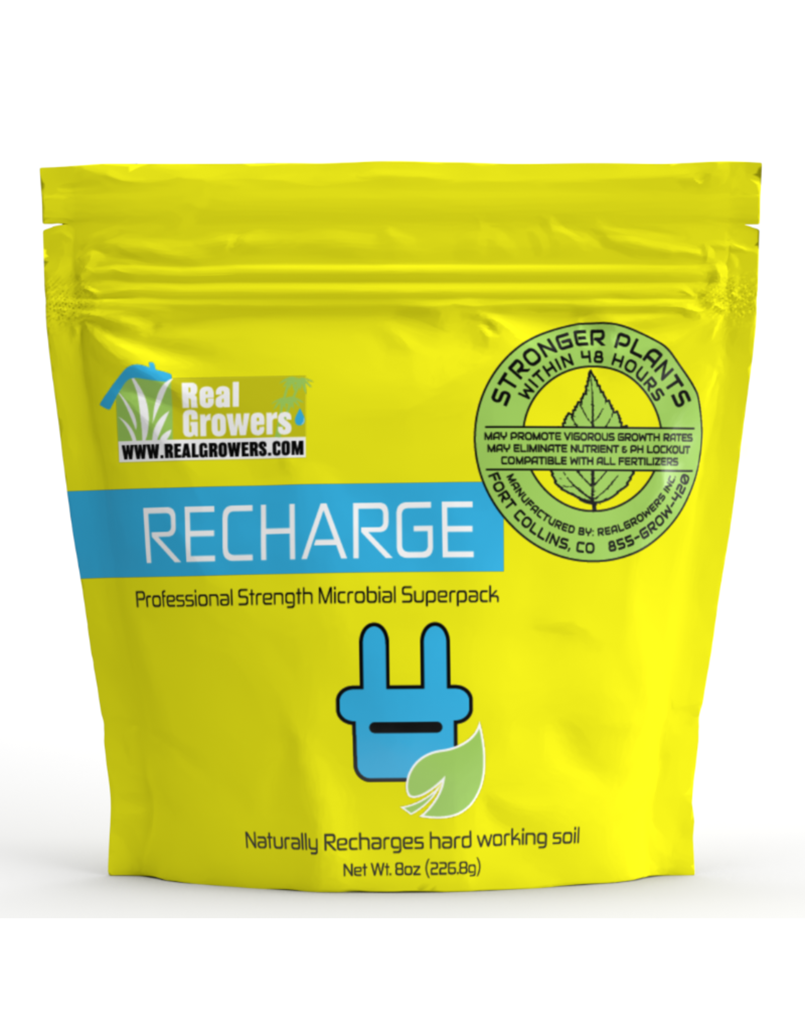 level up seed and garden supply Real Growers Recharge 8 oz